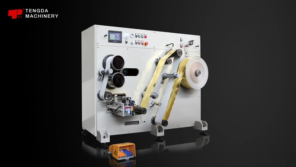 Machine de rembobinage à grande vitesse de papier aluminium
